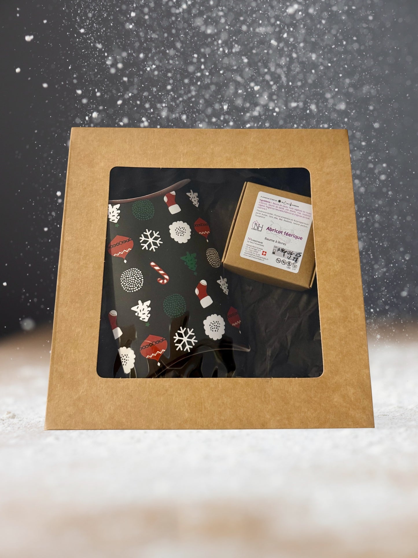 Coffrets Noël 2025 Baumes à lèvres macarons Gourmands