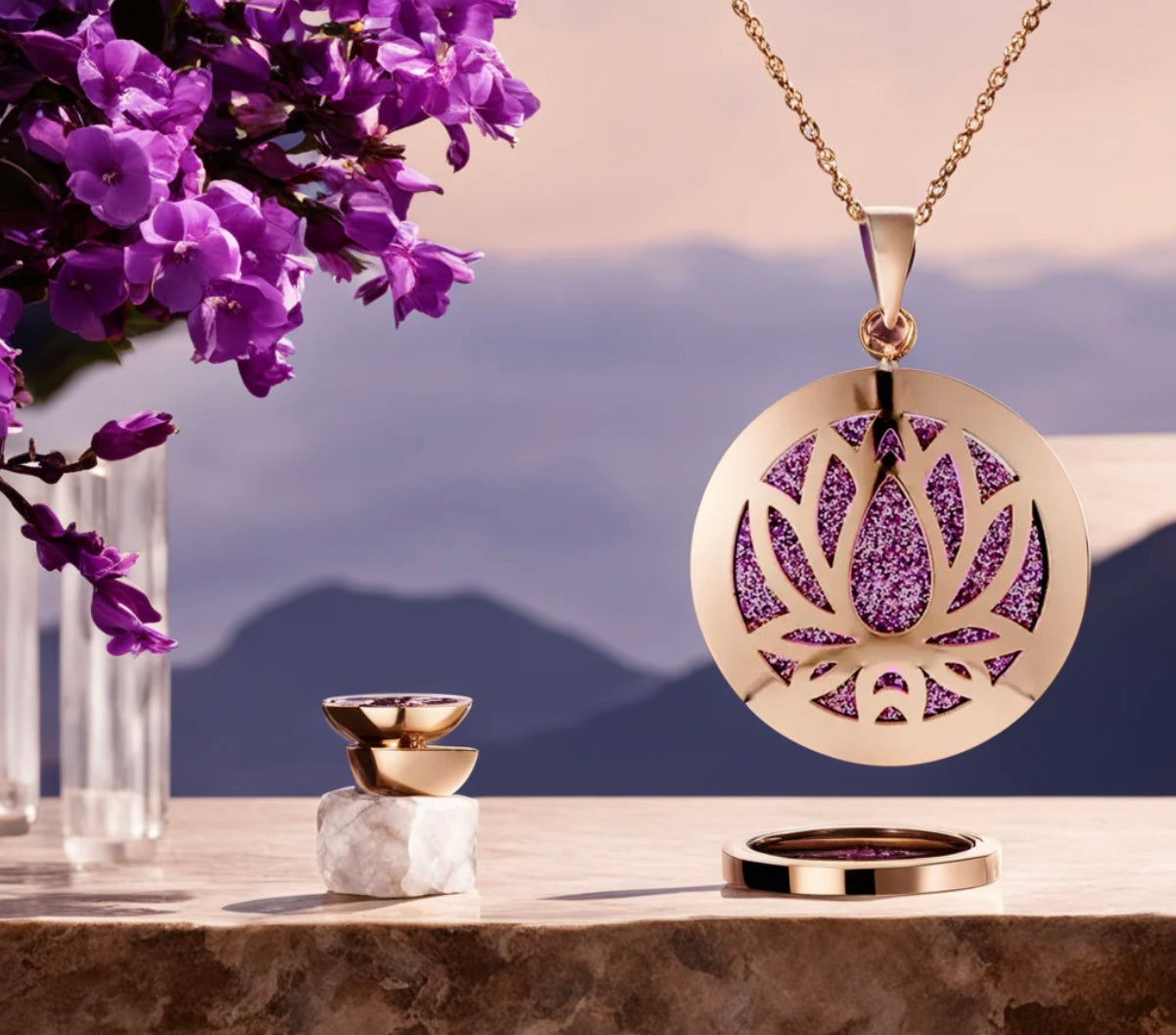 Colliers diffuseurs avec les variantes