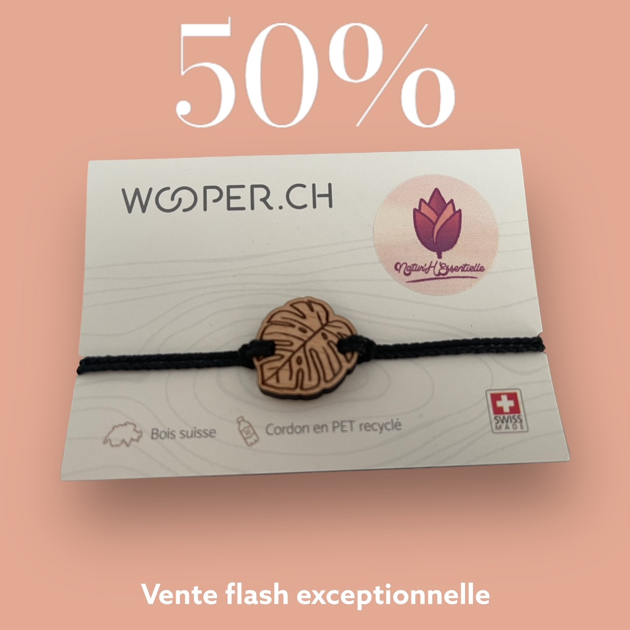 Bracelets Wooper diffuseur d'huiles essentielles