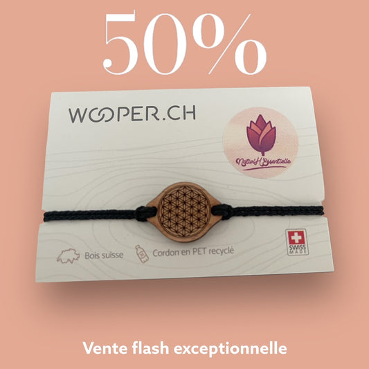 Bracelets Wooper diffuseur d'huiles essentielles