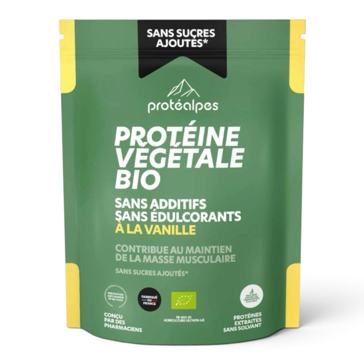 Protéines Végétales BIO Protéalpes Gamme Sans Sucre 540g