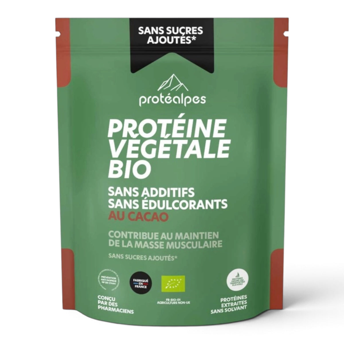 Protéines Végétales BIO Protéalpes Gamme Sans Sucre 540g