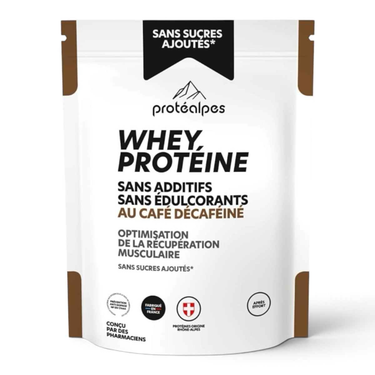 Protéines Whey Protéalpes Gamme Sans Sucre 750g