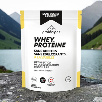 Protéines Whey Protéalpes Gamme Sans Sucre 750g