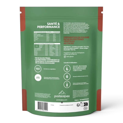 Protéines Végétales BIO Protéalpes Gamme Sans Sucre 540g