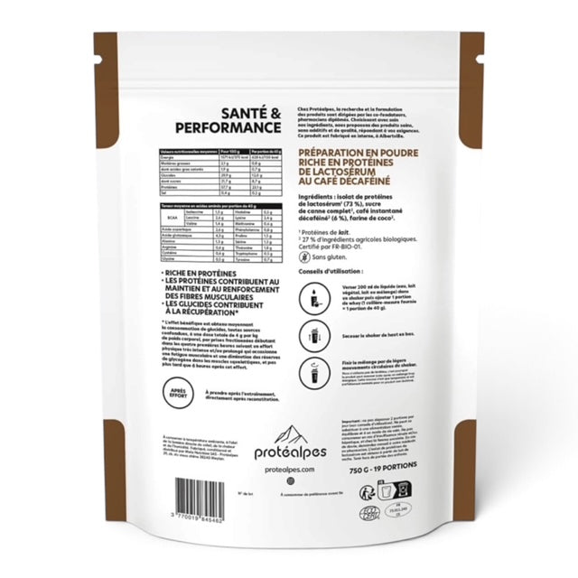 Protéines Whey Protéalpes Gamme Classique 750g